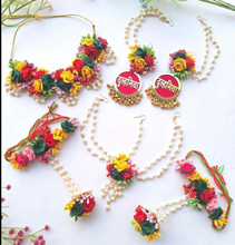 Dulhaniya Floral Haldi Mehendi Jewelry Set