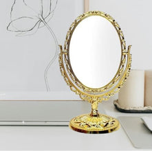 Gold Plated Aesthetic double sided Mirror