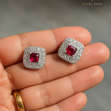 Luxe Square AD Stud earrings