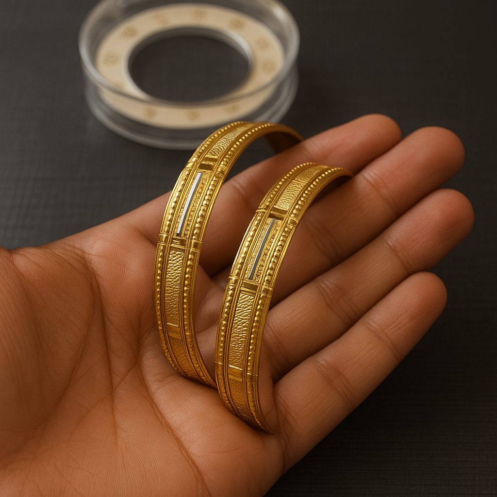 Himadri 22k Gold Plated Traditional Bangles