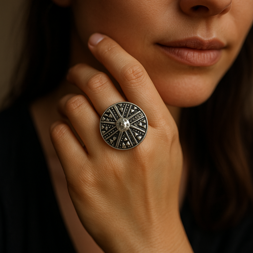 Ella German silver ring