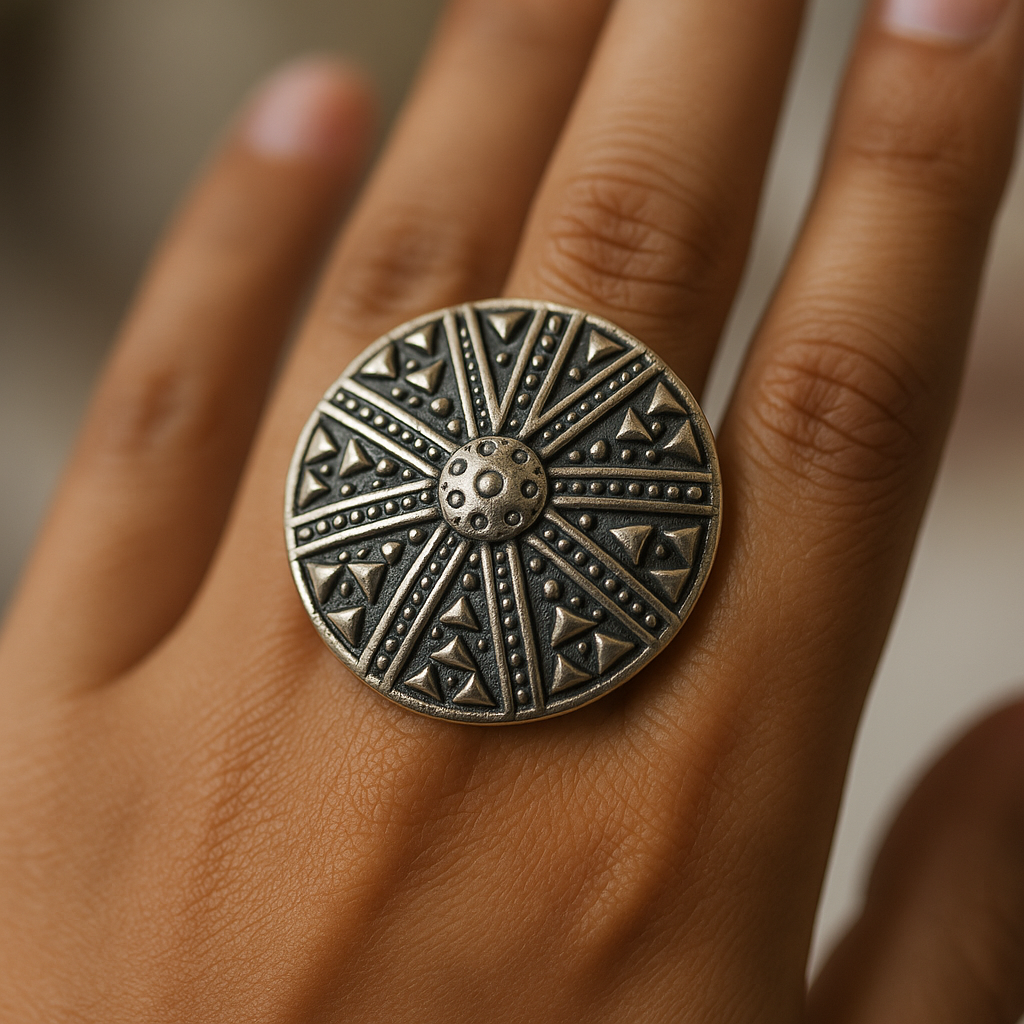 Ella German silver ring