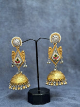 Aaranya Fusion Golden Jhumkis