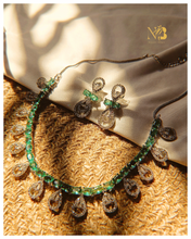 Parshvi Premium American Diamond NeckSet - Mint Green