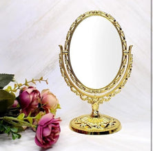 Gold Plated Aesthetic double sided Mirror