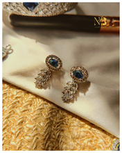 Anjana American Diamond NeckSet - Navy Blue