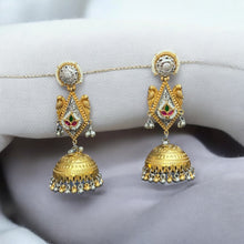 Aaranya Fusion Golden Jhumkis