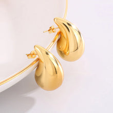Chunky Dome Drop Earrings