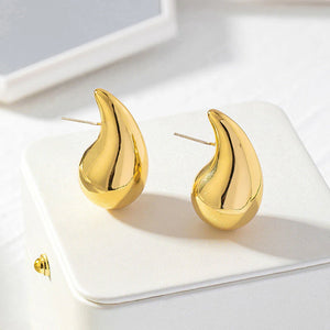 Chunky Dome Drop Earrings