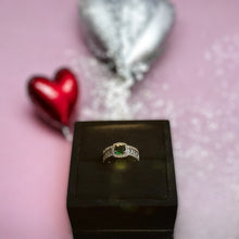 American Diamond Ring - Emerald