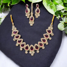 Royale Ruby NeckSet with Mangteeka