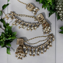 Pearl Bahubali Maang Teeka Set