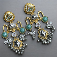 German Silver Brass Earrings