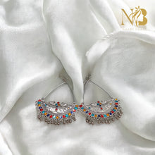 Tumbad Silver oxidised Earrings