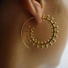 Retro Vintage Hoop Earrings