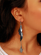 Voguish copper statement earrings