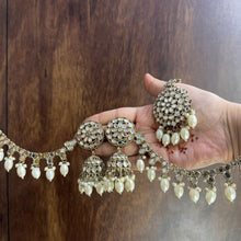 Pearl Bahubali Maang Teeka Set