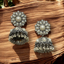 Pearl Sunflower Jhumka