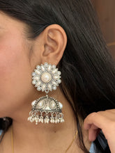 Pearl Sunflower Jhumka