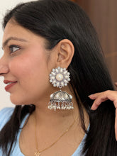 Pearl Sunflower Jhumka