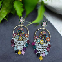 Nikhat Traditional Kundan pearl Chandbali