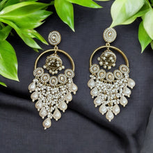 Nikhat Traditional Kundan pearl Chandbali