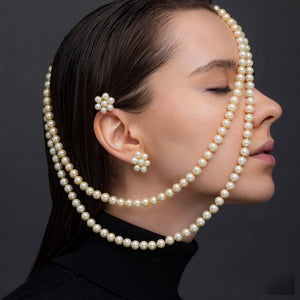 Isha Two-layered Pearly Necklace Set