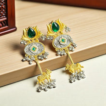 Idrika Antique Brass Earrings