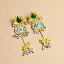 Idrika Antique Brass Earrings