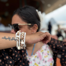 Boho Sea Shells Spiral Bracelet