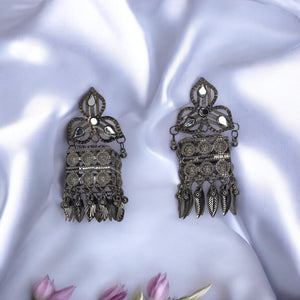 Alloy Black oxidised Jhumka
