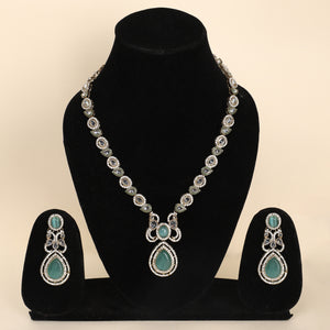 Monalisa Mossainite stone pakistani choker set