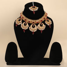 Aprajita Red Marwar Choker Set