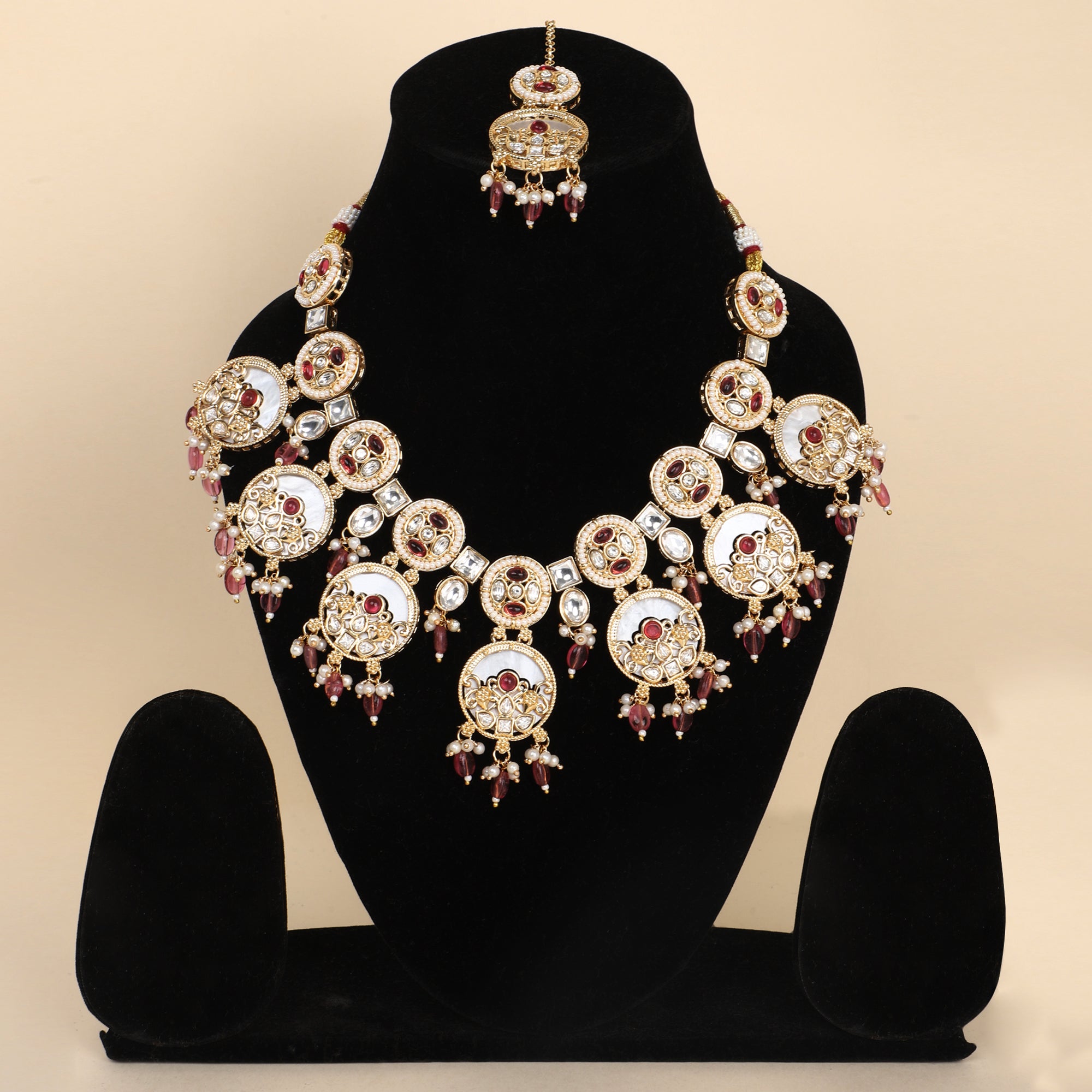Vaidehi Wine Radiance Set