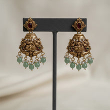 Indira Antique Gold-plated temple necklace set