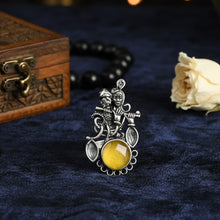 Medha Oxidised German Silver Ring