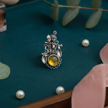 Medha Oxidised German Silver Ring