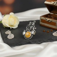 Medha Oxidised German Silver Ring