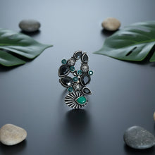 Rahi German Oxidised Silver Ring