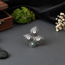 Riddhi German Oxidised Silver Ring