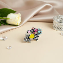 Vritika German Oxidised Ring