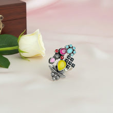 Vritika German Oxidised Ring