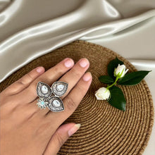 Riddhi German Oxidised Silver Ring