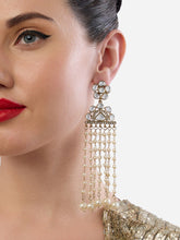 Jayati Gold Plated Long Earrings